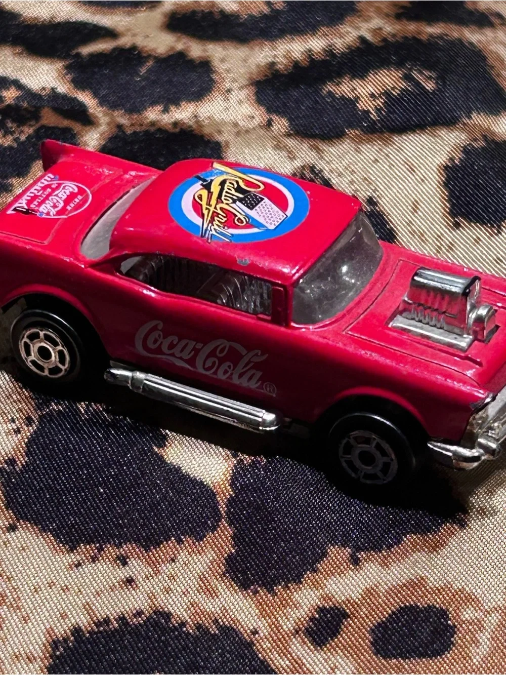 Majorette '57 Chevy No. 223 Red Coca-Cola Coke Radio Grill Loose Diecast